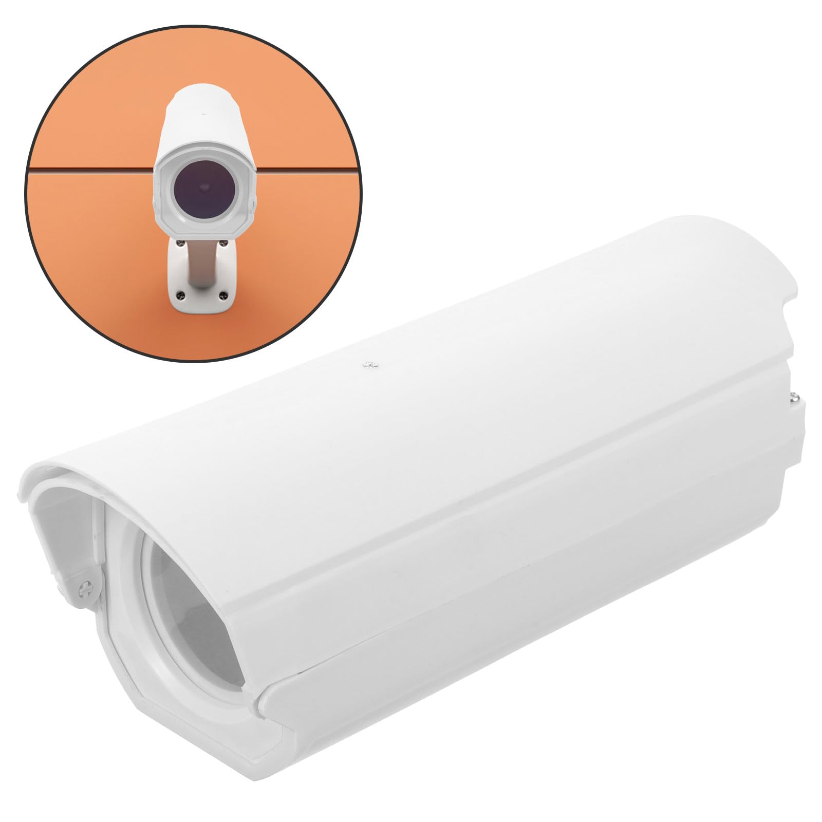 Toddmomy Boîtier Poussière Extérieur 10 de en la Plastique Caméra Pouces Blanc Étanche et Résistant Caméra de Sécurité pour Usage