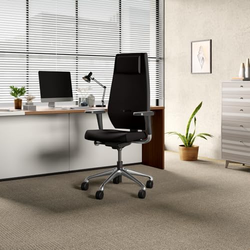 Image of Interio by Godrej Marvel Full Back Leatherette Executive Chair Black Ink