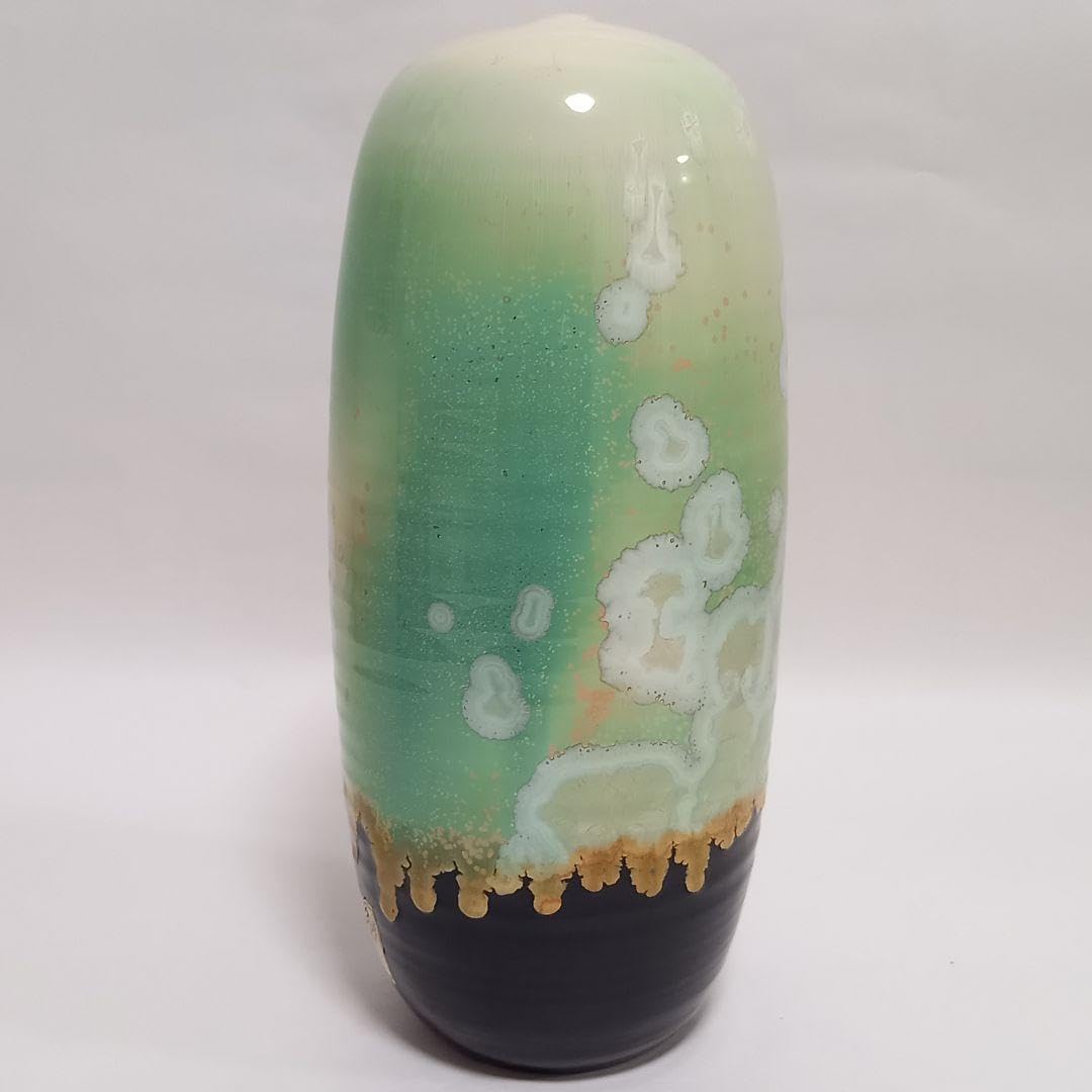Amazon.co.jp: 花器 彩墨結晶釉 孫超作 台湾 中国美術 国家文芸賞