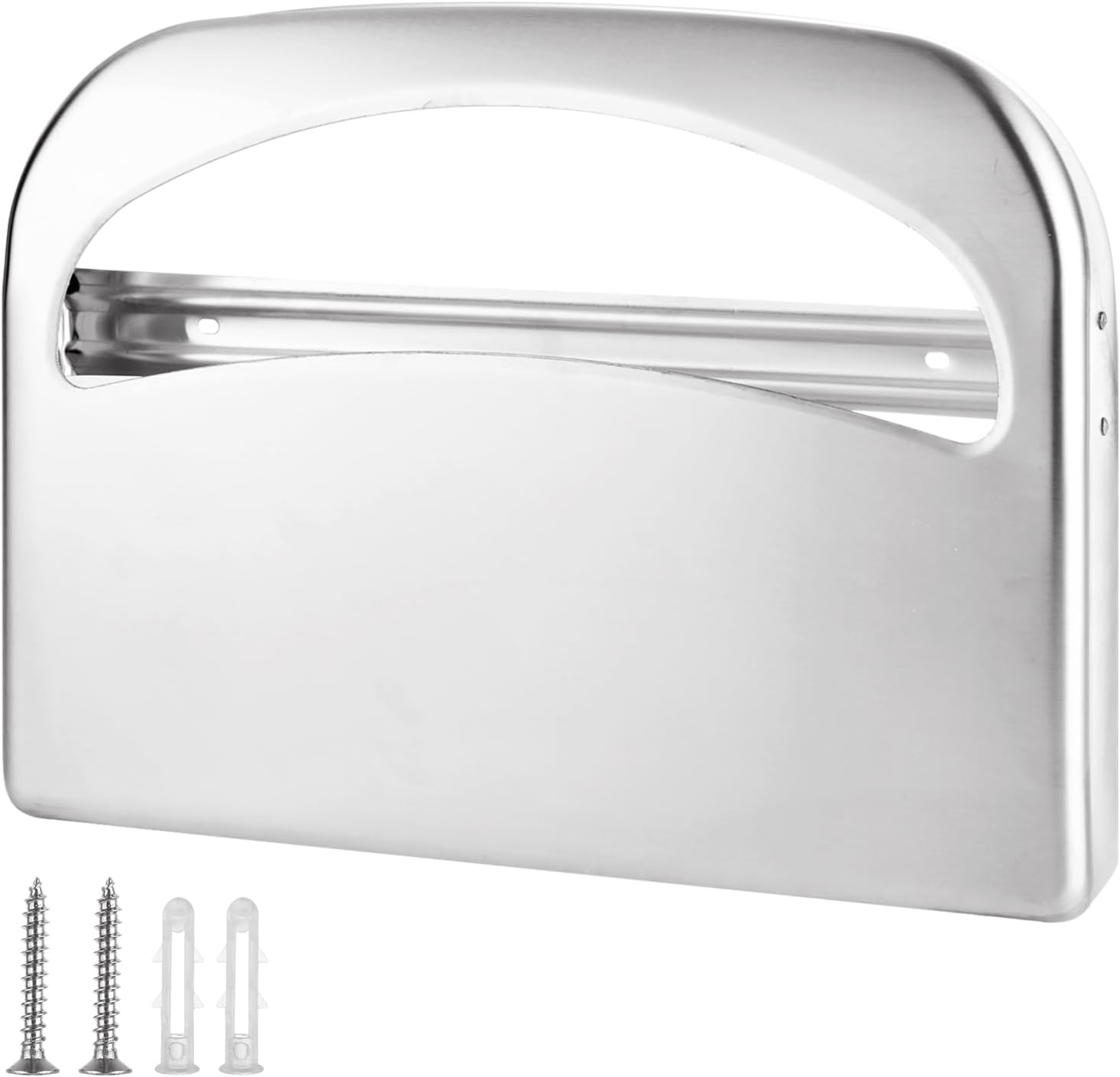 SHUESS Toilet Seat Cover Dispenser Wall Mounted 304 Grade Stainless Steel Toilet Seat Covers Dispenser for Commercial Bathrooms, Restrooms