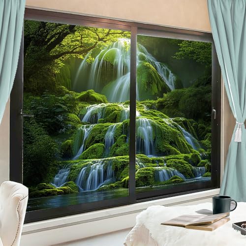 Película de privacidad para ventana efecto vitral 17.7x23.6 pulg x2 miniatura 1