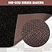 ZGR HOME&GARDEN Runner Rug 4 ft x 8 ft Carpet Runners, Indoor/Outdoor Hallway Kitchen Entryway Bedroom Area Rugs with Non-Slip Rubber Backing, Garage mat, Black, Custom