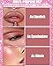 6Pcs Sparkling Glitter Lipstick,Long Lasting Shimmer Metallic Lipstick for Women Glitter Nude Pink Brown Dark Rose Red Color Waterproof Lip Gloss,Diamond Shiny Non-Stick Lipgloss labiales Makeup Gift