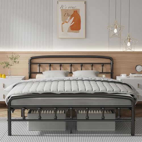 Slumber Haven Metal Queen Bed Frame