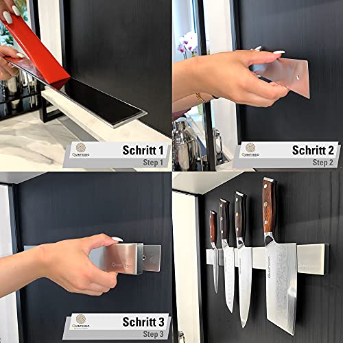 Magnetleiste für Messer aus Edelstahl von Quintessio
