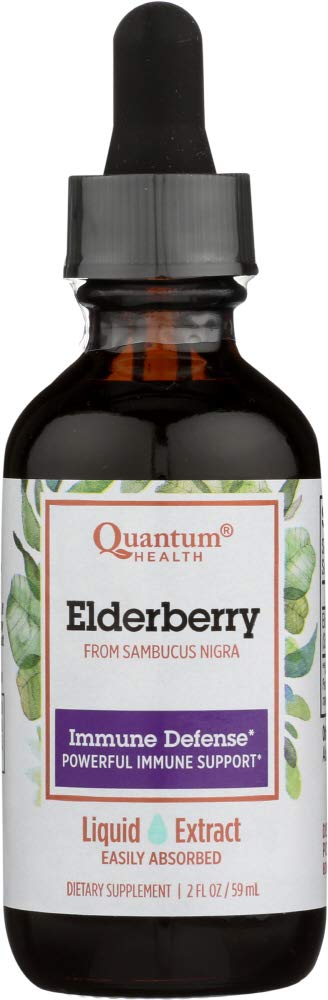 Quantum Elderberry Liquid Extract, 2 Ounce - 3 per case.