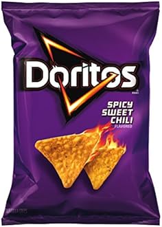 Doritos Flavored Tortilla Chips, Spicy Sweet Chili, 42 Ounce (Pack of 4)