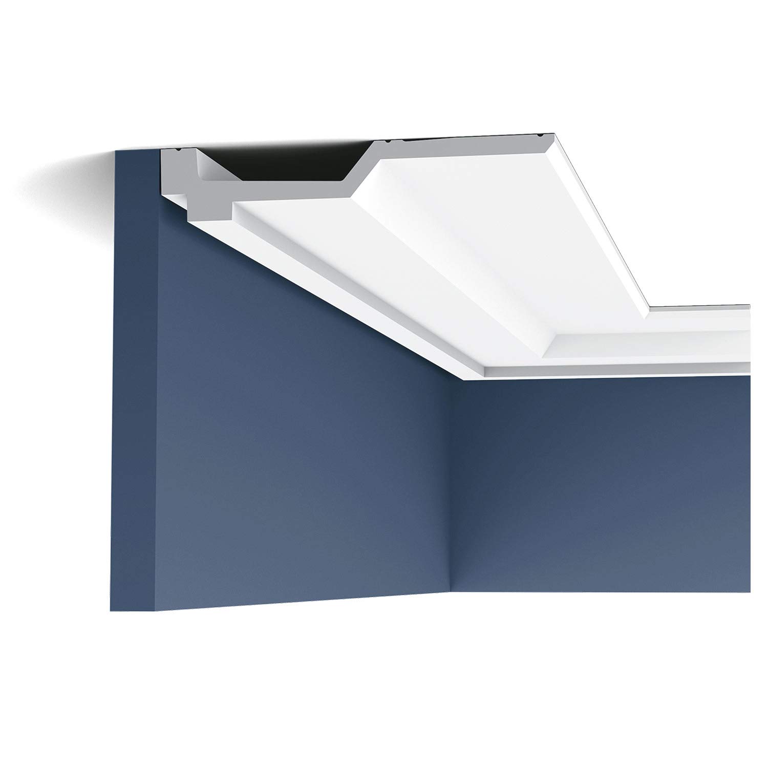 Cornisa plana C354 Orac Decor perfil de 4cm para ocultar imperfecciones 1