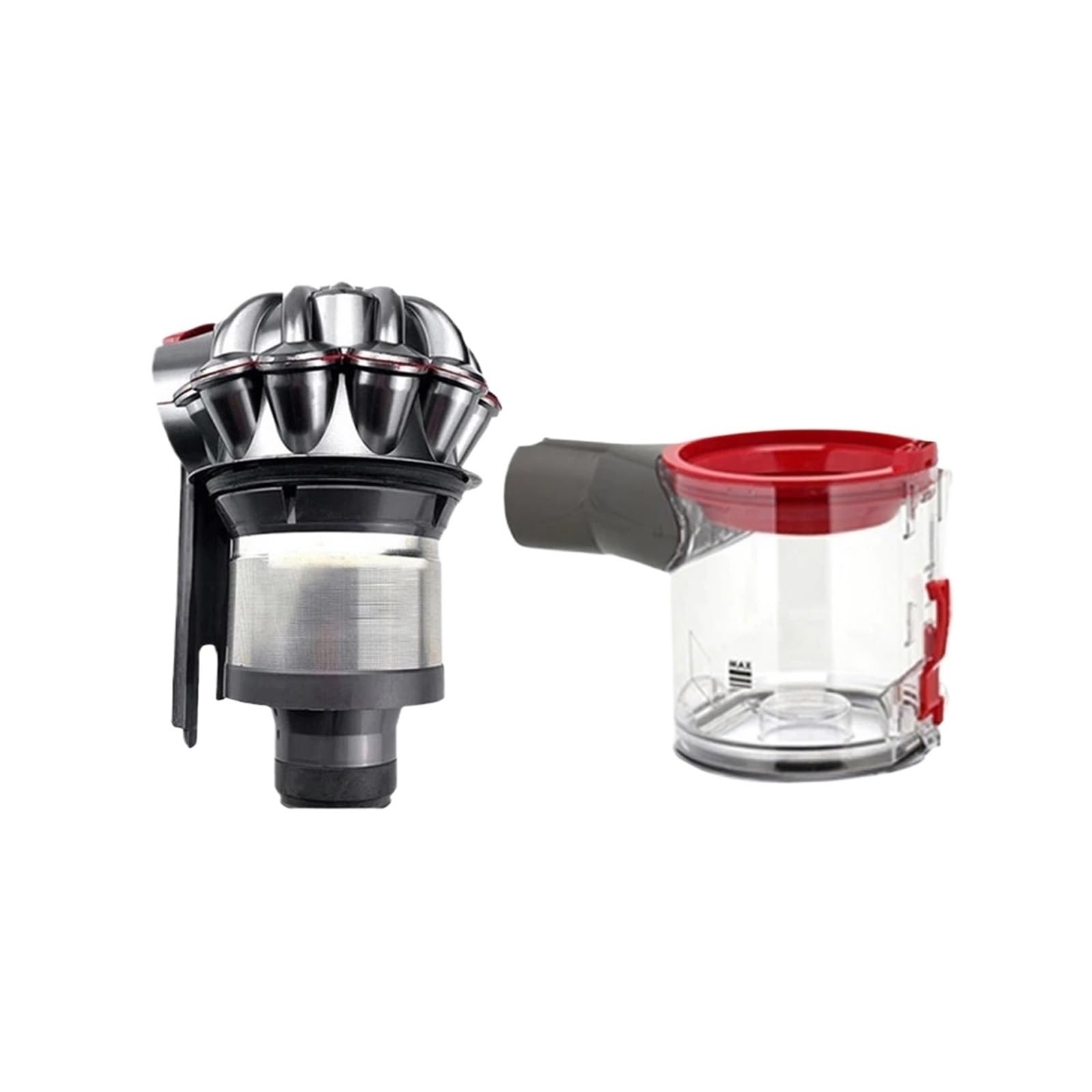Gobelet Collecteur De Poussière Cyclone, Compatible Avec Dyson, Accessoires Remplacement For Aspirateur Robot V7 V8 Box(Dust cup)