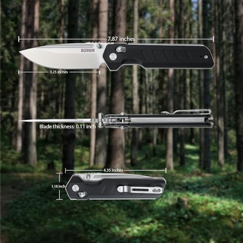 BEZUBIN 3.25-inch VG10 EDC Folding Knife Review &mdash; Black G10 Handle &amp; Safety Axis Lock