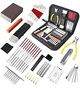 hanbangabc 45Pcs Guitar Tool Kit,Guitar Repair Kit,Guitar Setup Kit,Luthier Tools Guitar Kit,Guit...