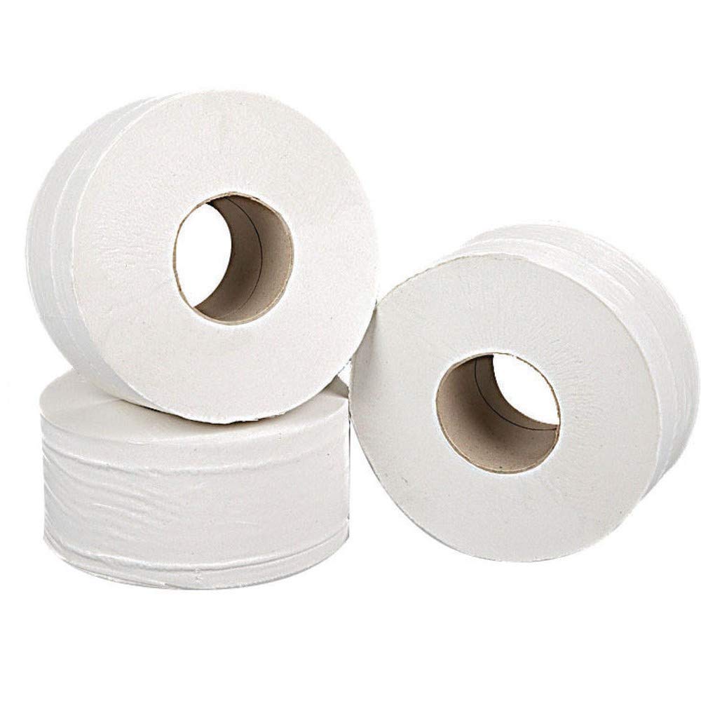 2 travail j27200 Mini Jumbo Rouleau de papier, 2 plis, 92 mm x 200 m, blanc (Lot de 12)