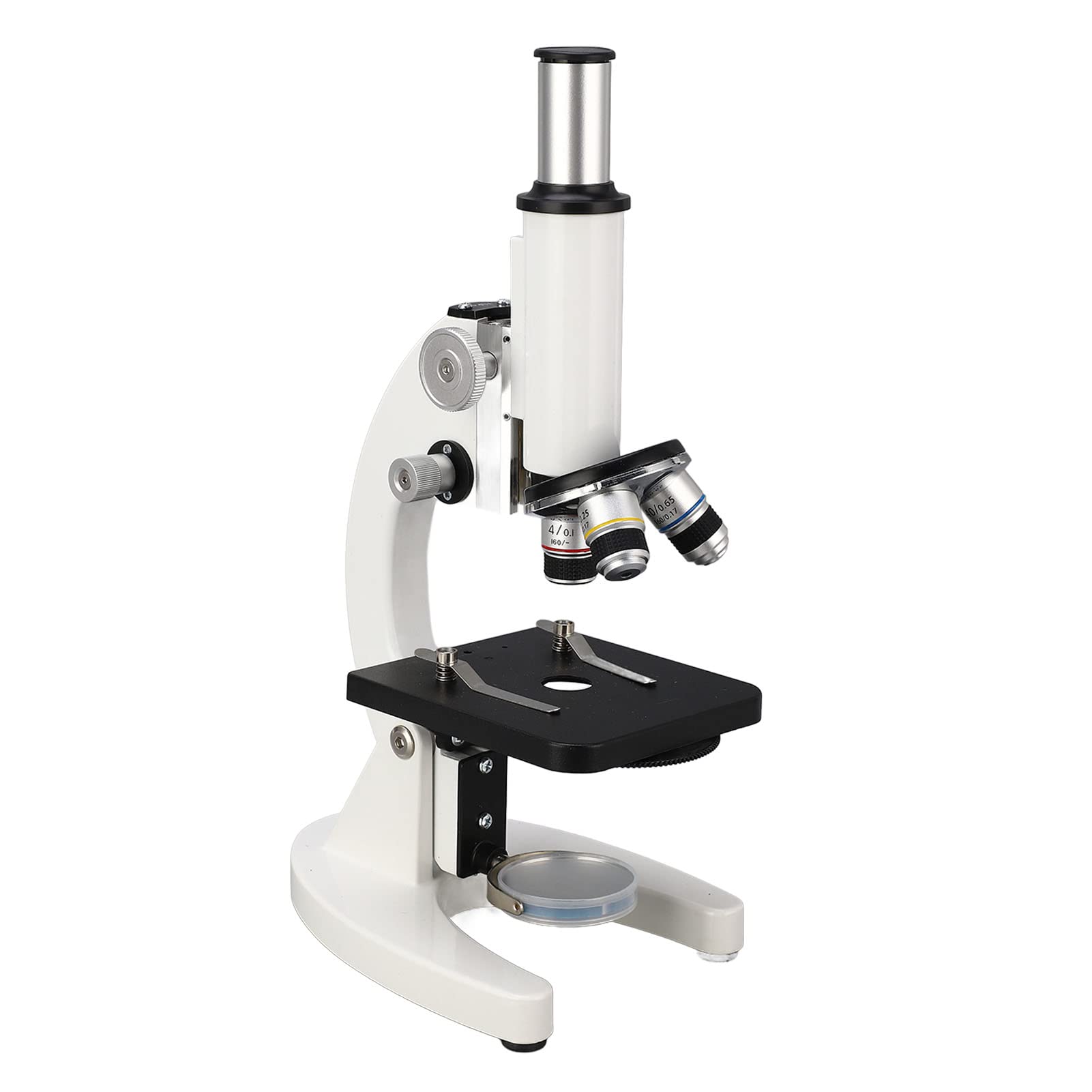 Omabeta Kit Microscopio Monoculare in Acciaio Inossidabile 640X HD per Visione Chiara, Ricerca Sui Tessuti e Altro con Custodia per Ricercatori di Laboratorio