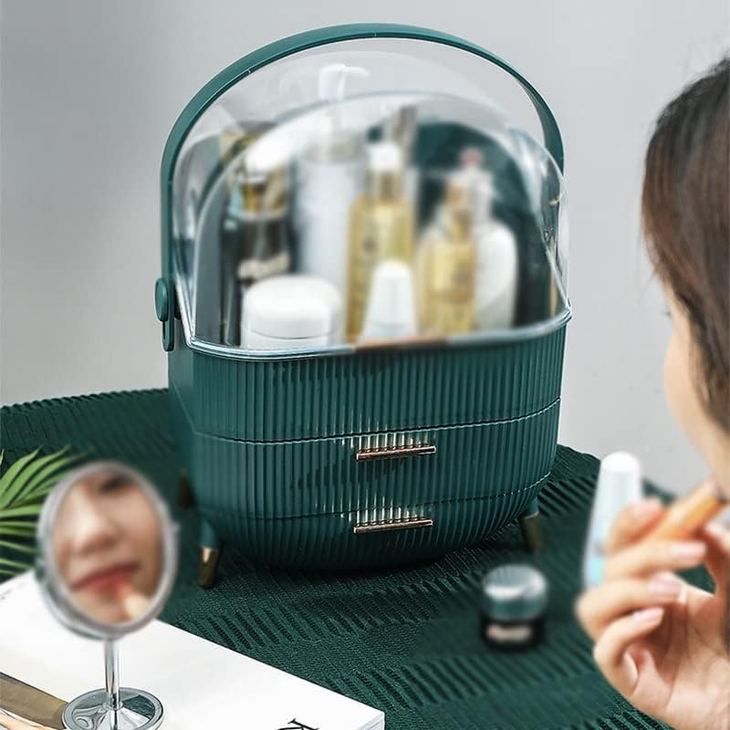Minimalist Cosmetics Organizer, Large Capacity, Dustproof & Waterproof, 28.6 * 37cm, OneColor image 5