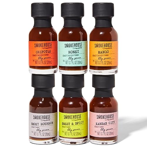 Thoughtfully - BBQ Saucen Probier-Set - Geschenk-Set Mit 6 Kleinen Grill-Saucen à 20g - Geschenk für Männer und Frauen