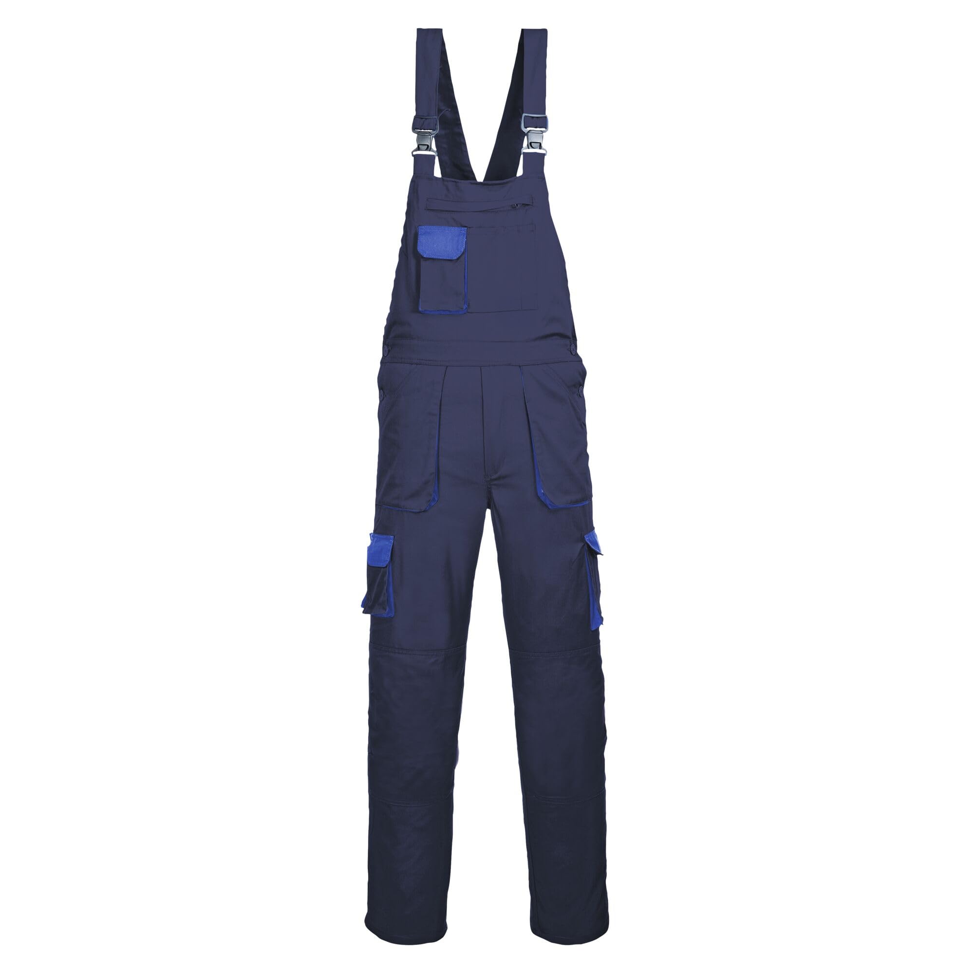 Portwest Navy Texo Contrast Bib And Brace