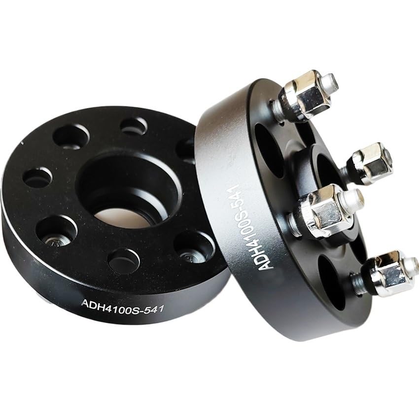 Adaptateur d'entretoises de roue 15mm noir pour corriger le déport de jante
