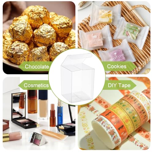 Boîtes plastiques transparentes anti-rayures pour biscuits et chocolats