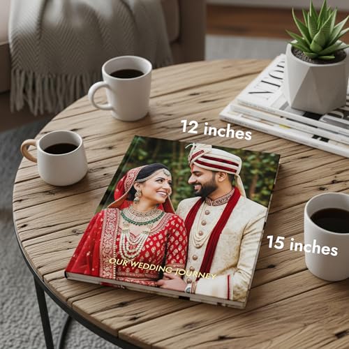 Image of Customized Photo Album (12x15 Inches | Portrait) - 24 Pages - Hard Cover Photobook - Gift for your loved ones