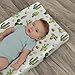 Watercolor Cactus Baby Changing Pad Covers for Boy Girl Green Cactus Leaves Fitted Change Table Covers Mats Wild West Desert Plant Soft Diaper Changing Pad Sheets for 32''×16'' Contoured Pad