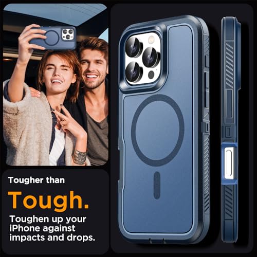 AICase iPhone 16 Pro Max Case[Compatible with Magsafe],Magnetic Heavy Duty Drop Protection Full Body Rugged Shockproof/Dust Proof Military Protective Tough Durable for iPhone 16 Pro Max 6.9"_3 - image 5