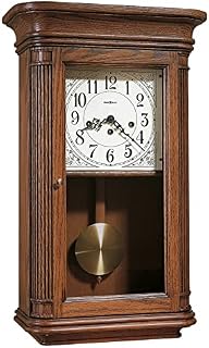Howard Miller Sandringham Wall Clock 613-108 Oak Yorkshire, Key Wound Single Chime Movement
