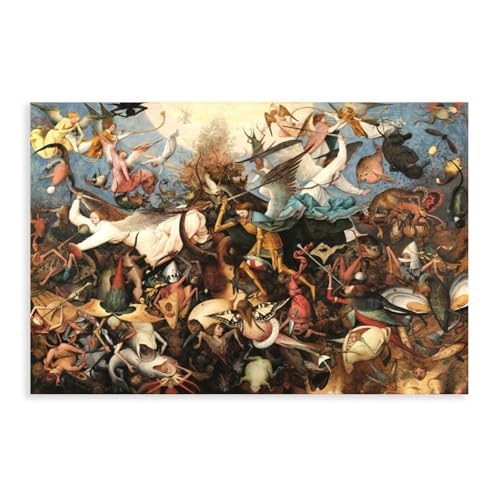 Poster The Fall of The Rebel Angels 1562 Pieter Bruegel idée cadeau art