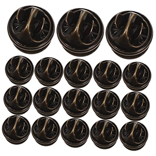 Artibetter 50Sets Pin Backs for Brooches Enamel Pins and Tie Tacks Locking Mechanism Durable Material Smooth Finish for DIY Crafts and Accessories