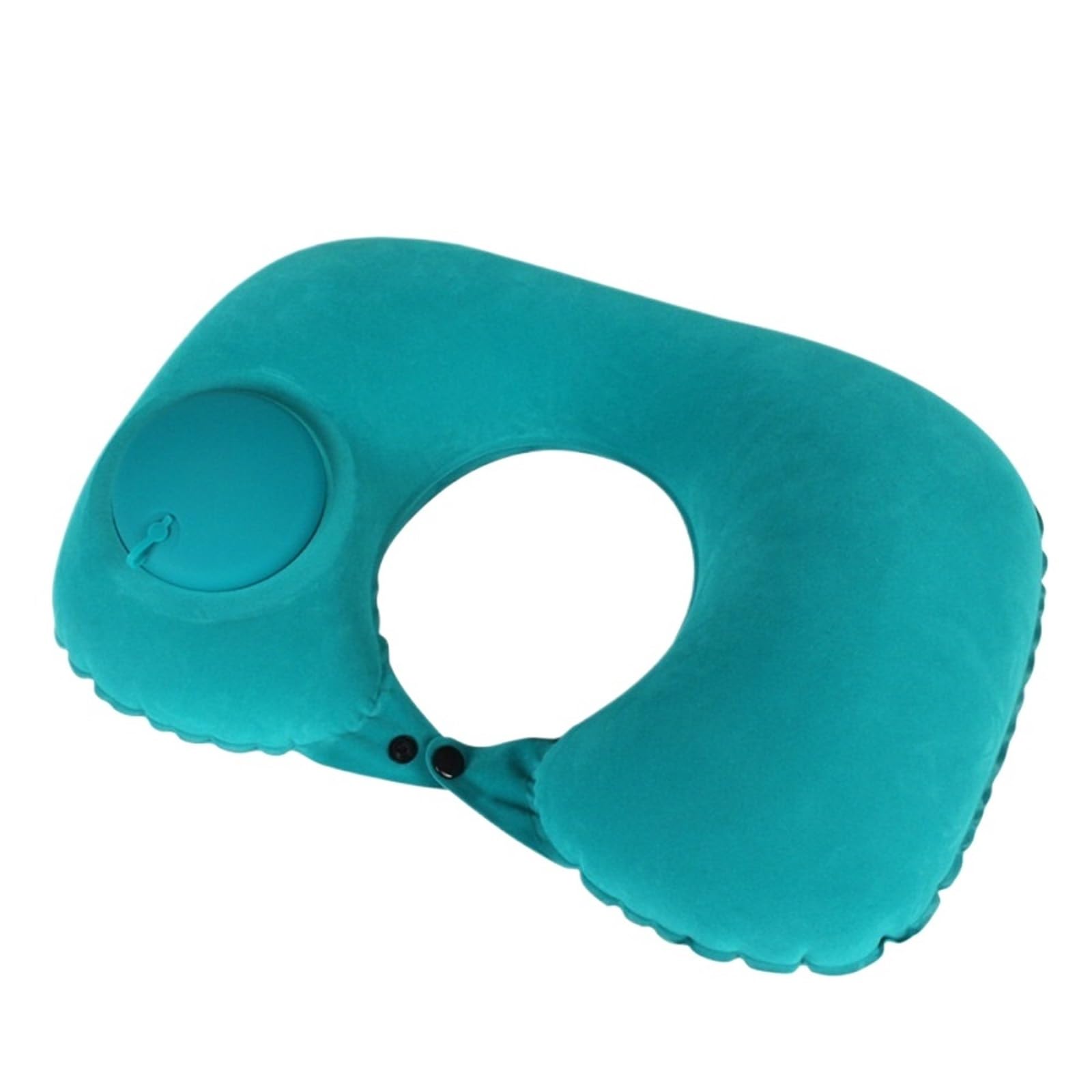 YShiuoL Neck Pillow Neck Pillow U Shape Cushion for Airplane and Car Inflatable Auto Air Compress Ring Outdoor Travel(Green)