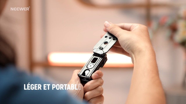 Support Trépied Téléphone NEEWER - Métal - Réglable Multi-Angle - Avec Chaussures Froides