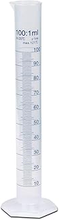 100ml Graduated Measuring Cylinder, PP Material, Autoclavable, Blue Printed Graduations, Karter Scientific 237L2 (Single)