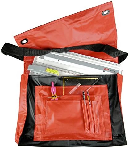 Aristo AR7064 Geo Board Carry Bag torba transportowa na płyty kreślarskie DIN A4, czarna/czerwona