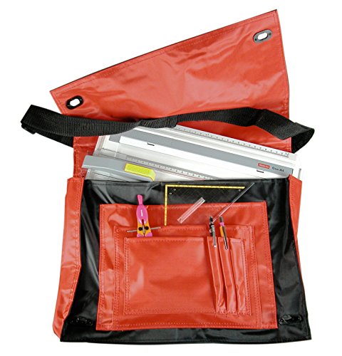 Tasche für Zeichenplatte A4 schwarz rot - Carry Bag