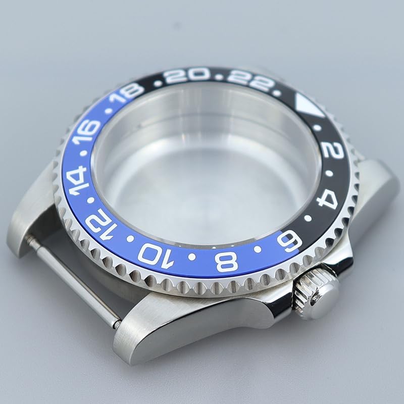 Watch Stainless Steel Case Sapphire Crystal Glass Accessory for Nh34 Nh35 Nh36 Nh38 8215 2824 Movement