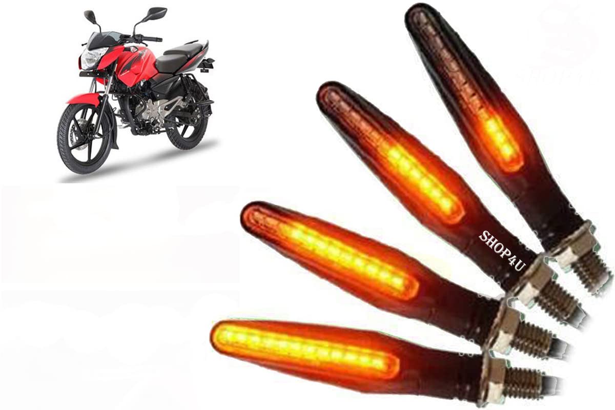 SHOP4U SMD Yellow LED KTM Style Indicators for Bajaj Pulsar 135 LS (Yellow)-image-0