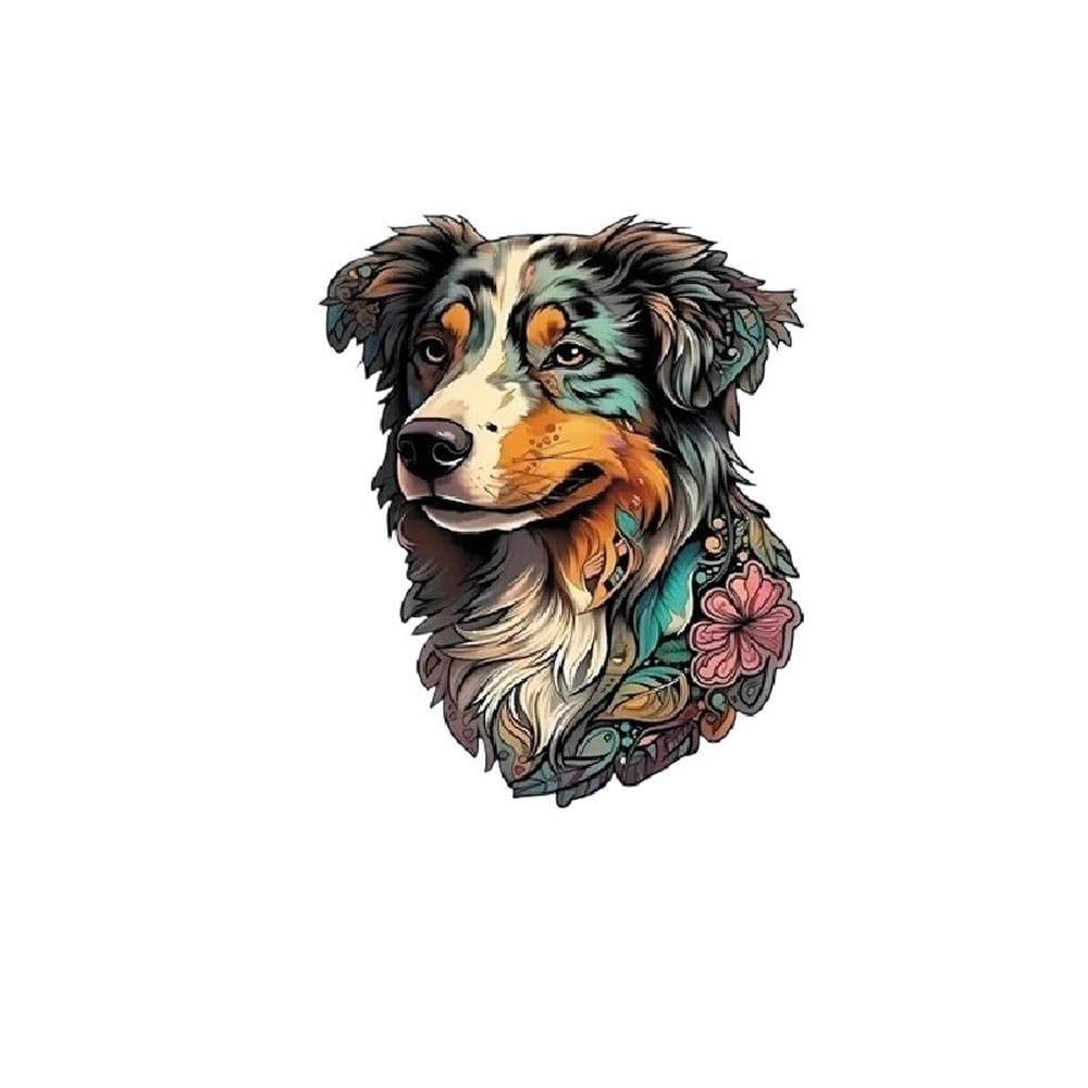 Autocollants de voiture de chien imperméables et résistants aux UV