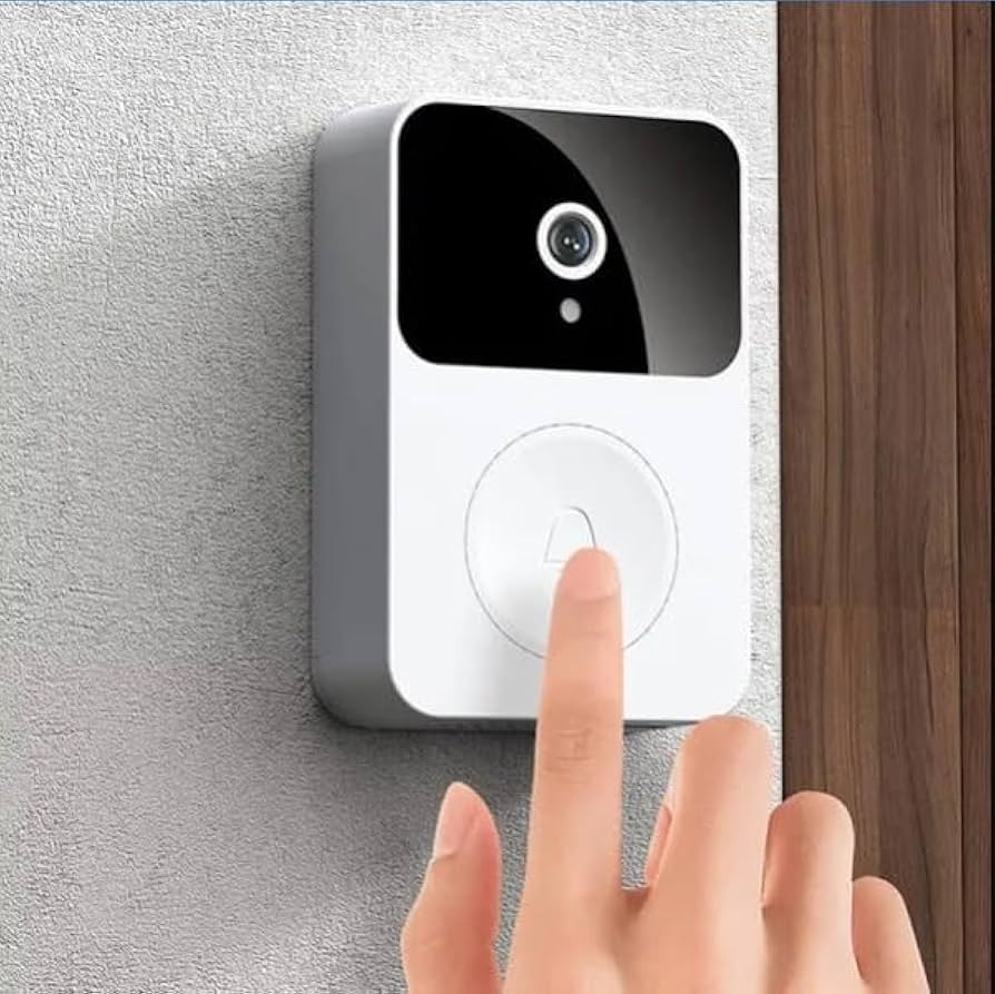 Campainha Com Câmera Vídeo Porteiro Sem Fio Wi-Fi HD Inteligente Smart Home Vê Pelo Celular Recarregável : Amazon.com.br: Ferramentas e Materiais de Construção