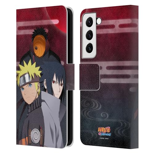 Portefeuille Naruto Shippuden Samsung S22 Coque Cuir Obito Sasuke S22 5G