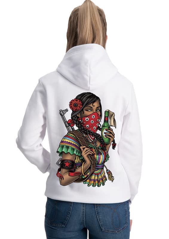 Image of VLAM Back Printed Women Stylish Design Unisex Hoodie