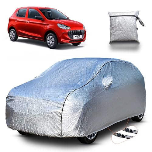 Image of Continental [SilverGuard] Dual Belts Extra Protection Maruti Alto K10 Car Cover (2012-2021) Build with Triple Stitched,Waterproof & Dustproof Car Cover for Alto K10 (Metallic Silver).