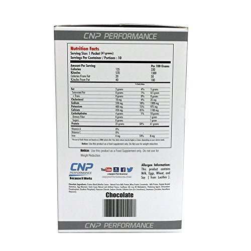 Cnp Pro Dessert - Instant Protein Pudding, Ready To Mix, Just Add Water, Zero Sugar, 25G Protein, 10 Servings Per Box (10Pc - Chocolate) #TOP1