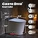 Casta Diva Smart Toilet with Bidet Built in, Auto Open/Close Lid,1000g MaP Flush, Heated Seat & Foam Dispenser, Foot Sensor Auto Flush, Blackout Flush, Bidet Toilet with Tank Built in (CD-K030PRO)