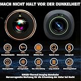 Wärmebild-Monokular, Wärmebildkamera, Wärmebild-Monokular-Nachtsicht-Teleskop, 15-mm-Brennweite...