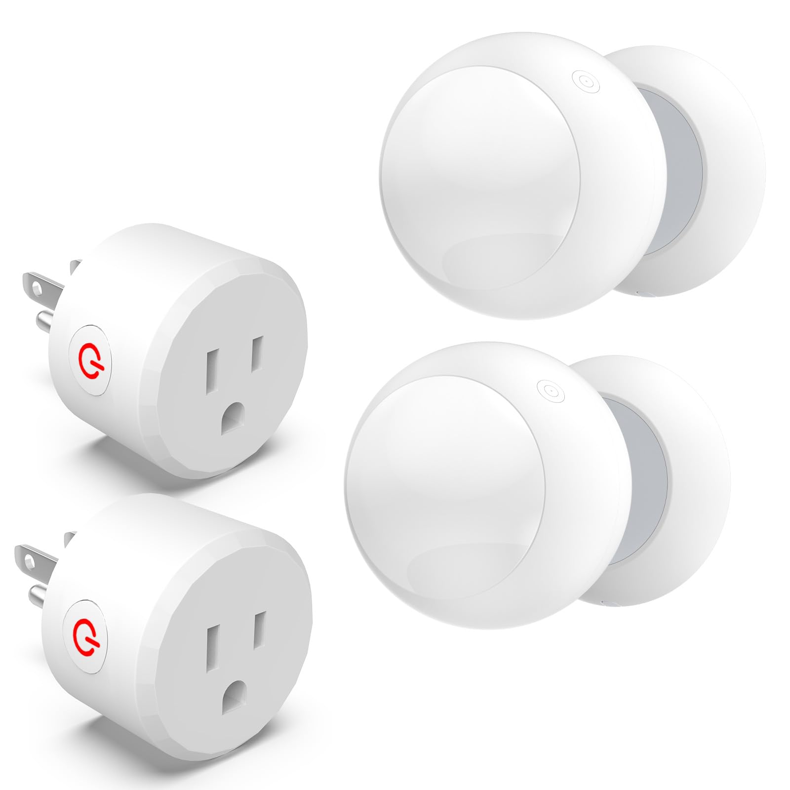 Wothfav Motion Sensor Light Switch with Built-in Timer Settings, PIR Motion Sensor Plug with 3 Adjustable Ranges, Auto On/Off, Ideal for Garage,