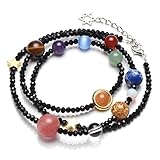 Zu den neun Planeten gehören Pluto - Amethyst, Neptun - Blaues Katzenauge, Uranus - grünes östliches Mausoleum, Saturn - Huang Dongling, Jupiter - gelbes Tigerauge, Mars - Roter Onyx, Erde - Dunkelblauer Imperialstein, Mond - Synthetisches Protein, Venus - Synthetische Pulverperle, Quecksilber - Weißer Kristall