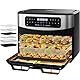Heißluftfritteuse Doppelkammer Airfryer 12L - Heissluftfriteuse XXL Friteuse mit Sichtfenster, LED Touchscreen, 2 Fächer, 10 Programmen, Sync Finish & Dual Cook, Dörrer Funktion, 2600W