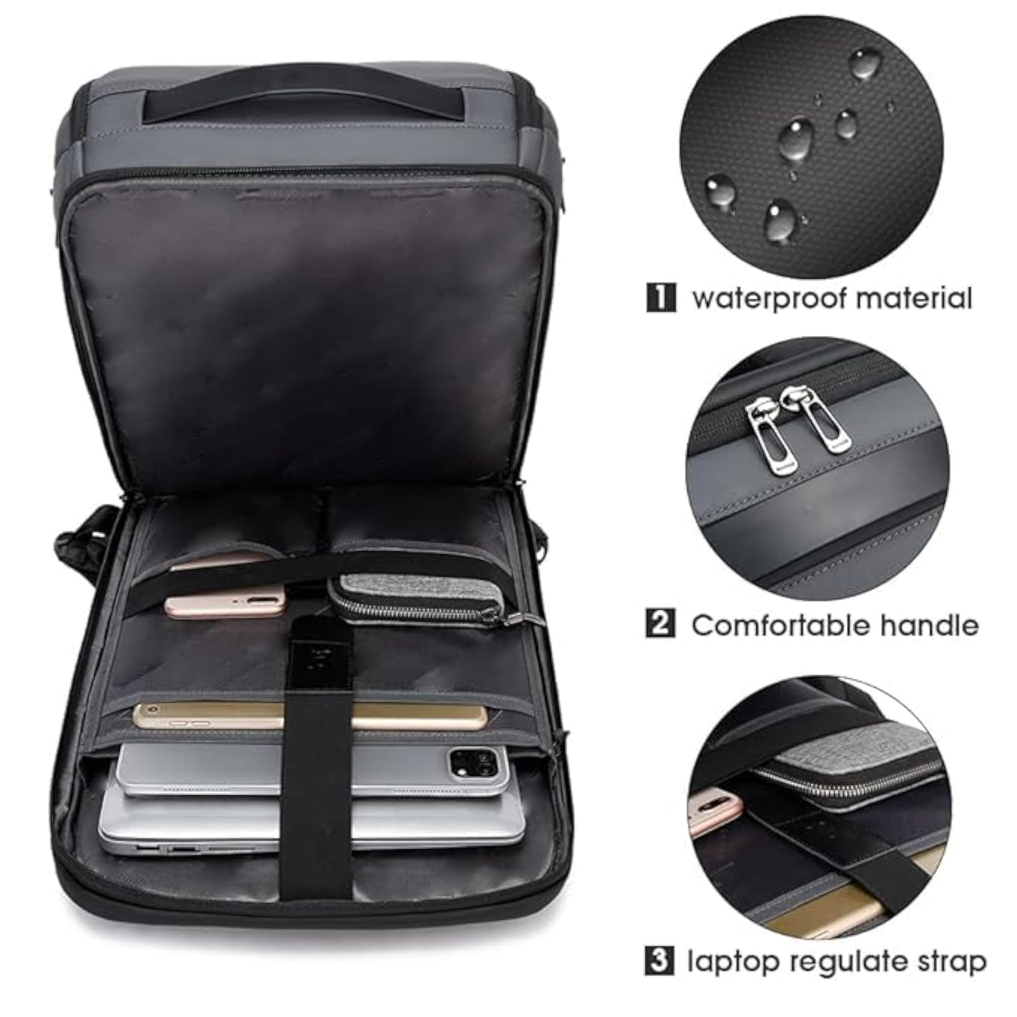 Men's Anti-Theft Sling Bag with Lock