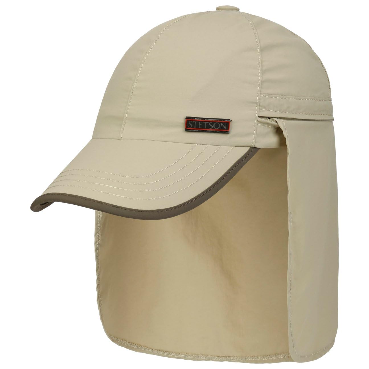 Stetson Casquette Sanibel Outdoor Femme/Homme - de Soleil d'exterieur Protection UV avec Visiere, Doublure, Passepoil Printemps-ete Ete