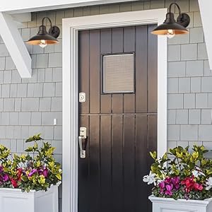 Bronze gooseneck barn light rustic farmhouse indoor cottage vanity lighting with e26 based socket round outdoor barn wall sconce light for house bedroom garage bathroom  urban country home decor