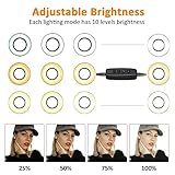 Webcam Light Stand for Live Stream, Selfie Ring Light with Webcam Mount for Logitech C925e, C922x, C930e,C922,C930,C920,C615,Brio 4K,Streamcam - Image 9